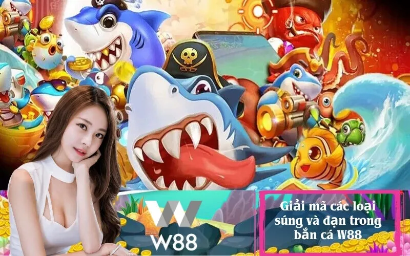 Giải mã các loại súng và đạn trong bắn cá W88